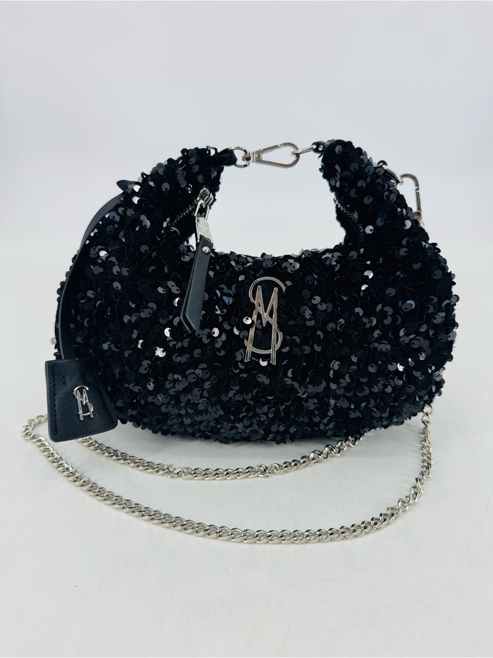 Steve Madden NEW Brenda Retro Y2K Sequin Embellished Hobo Wristlet Crossbody NWT